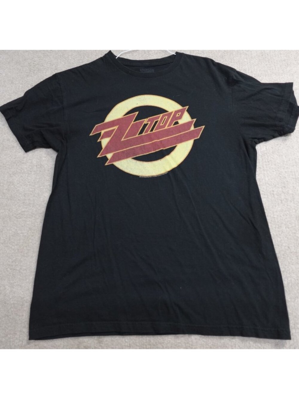 ZZ TOP Shirt Medium Black Double Sided '90s US Tour 2017